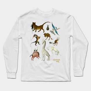 Hieronymus Bosch Unisex T-shirt || ZOO T-shirt || Animals T-shirt || Art History Tee || Aesthetic Clothing || Long Sleeve T-Shirt